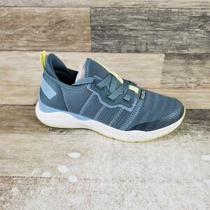 Kuru Stride Move Womens Shoes Sz 6 Running Blue haze Lime Sorbet Lace Up Sneaker